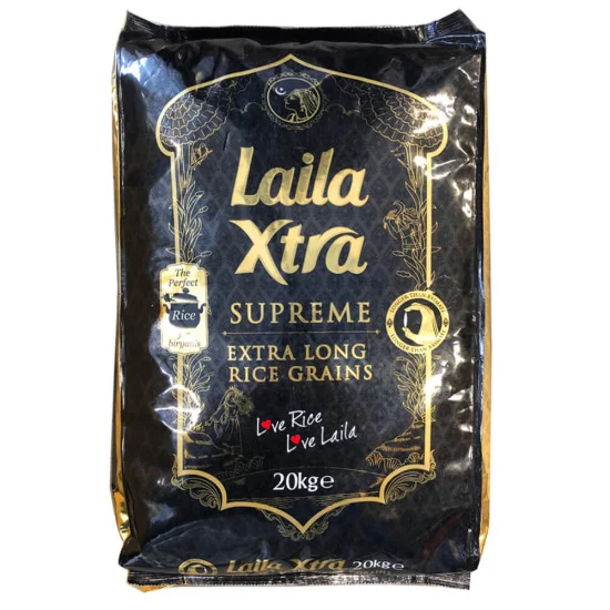 Laila Extra dlouhá Basmati Rýže 20KG TopAsianFoods